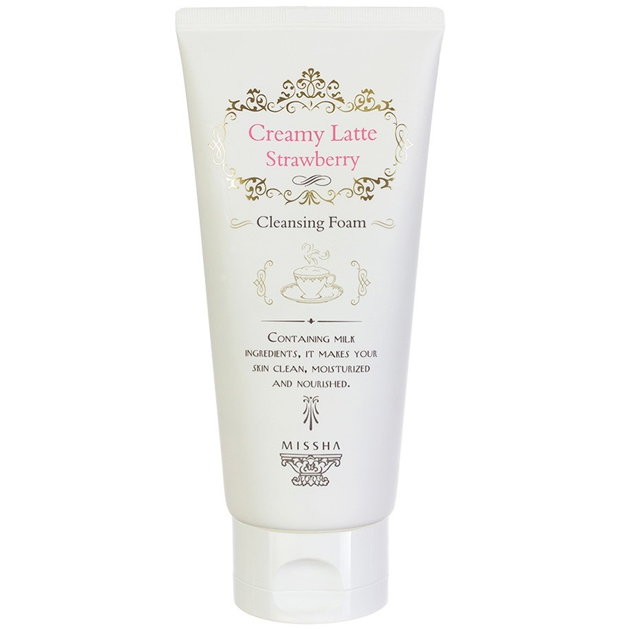 Пенка для лица Missha Creamy Latte Полуниця 172 мл фото 