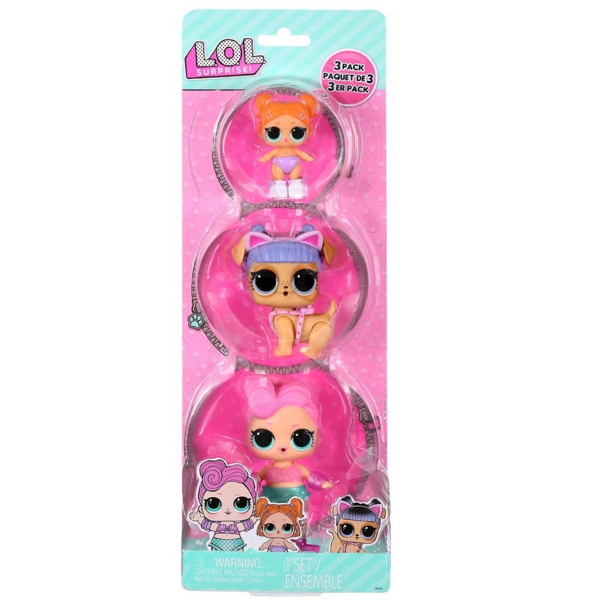 

Набор игровых фигурок L.O.L. Surprise! серии "Opp Tot + Pet + Lil Sis" - Вейвс, Канзас К9, Лил Битс (987864)