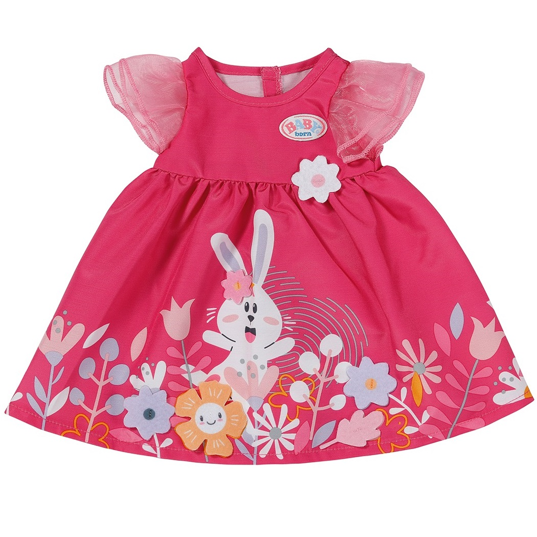 Одяг для ляльки Baby Born - Сукня з квітами (43 см.)фото1