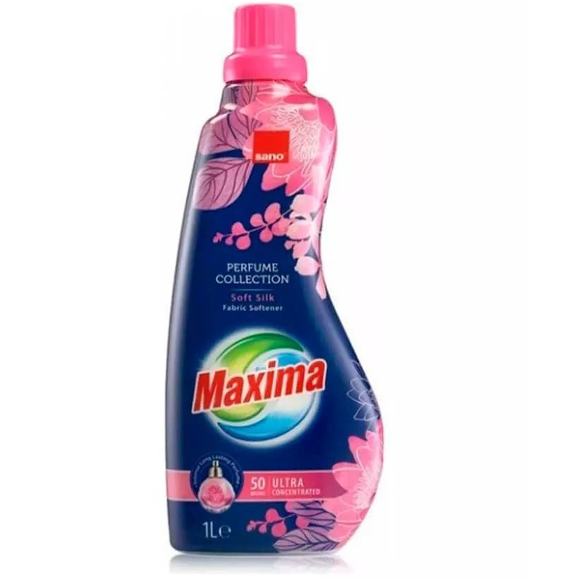 Кондиционер для белья Maxima Softener Soft Silk Ультраконцентрированный 1 л фото 