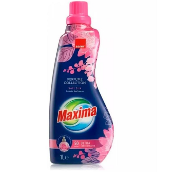 Акція на Кондиционер для белья Maxima Softener Soft Silk Ультраконцентрированный 1 л від MOYO