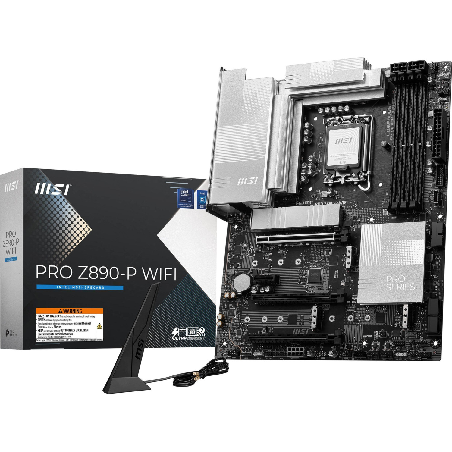 Материнcкая плата MSI PRO Z890-P WIFI (911-7E34-001) фото 