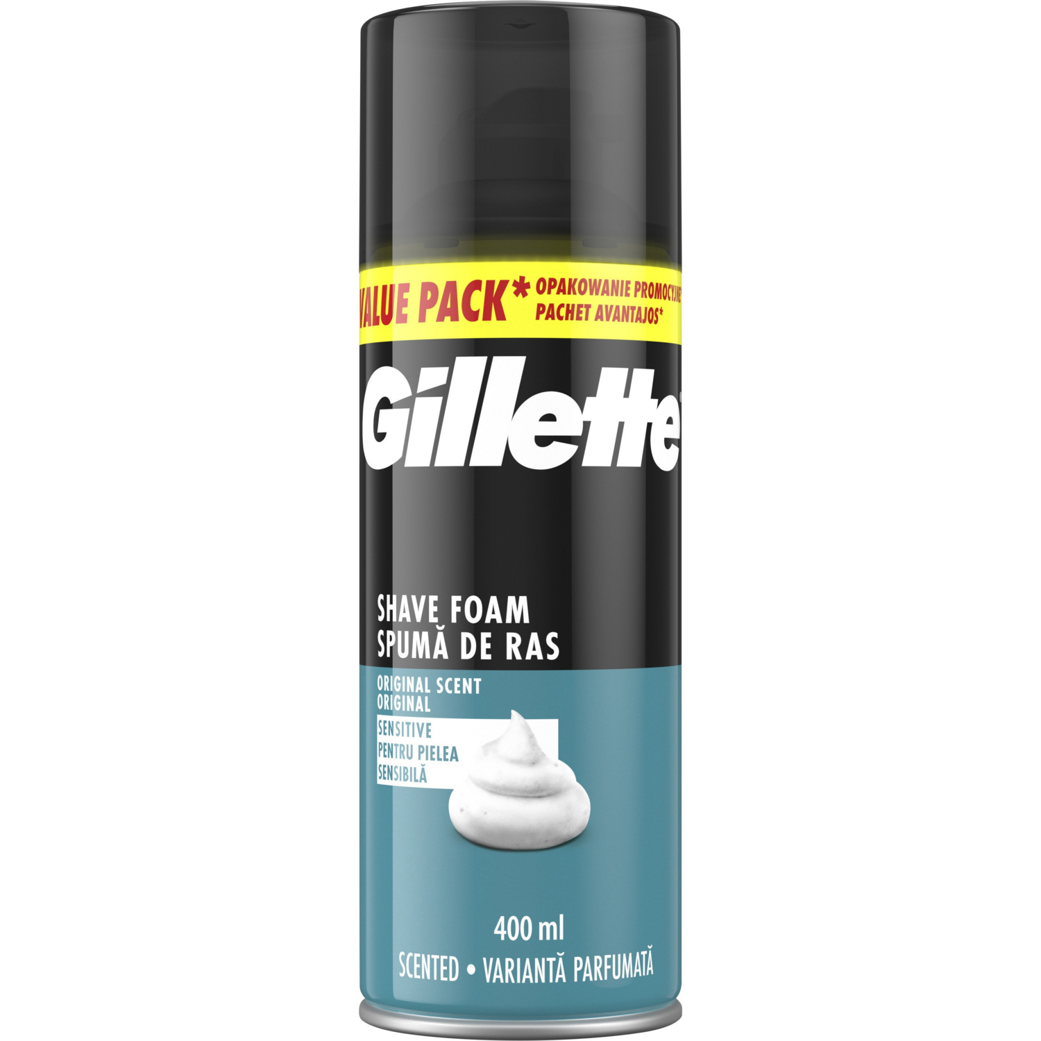 Пена для бритья Gillette Classic Sensitive для чуствительной кожи 400 мл фото 