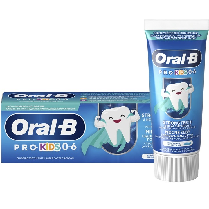 Зубная паста Oral-B Pro Kids для детей до 6 лет 50 мл фото 