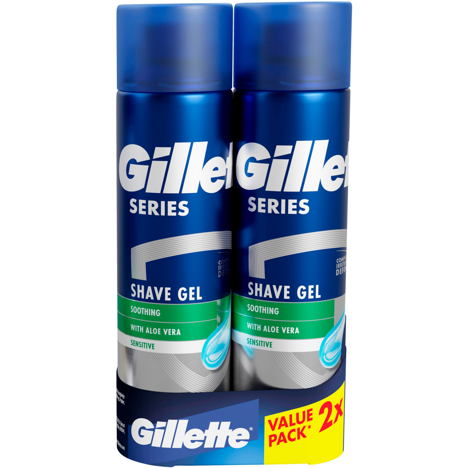 Гель для бритья Gillette Series Sensative Алое 2*200мл фото 