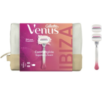 Подарочный набор Бритва Gillette Venus Comfortglide Sugarberry Plus Olay с 2 сменными картриджами + Косметичка