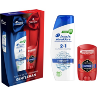 Подарочный набор Шампунь Head&Shoulders 2-в-1 330 мл + Дезодорант Old Spice Captain 50 мл