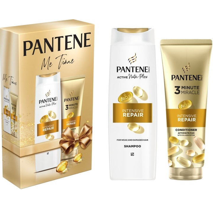 Подарочный набор Шампунь Pantene Intensive Repair 400 мл + Кондиционер 220 мл фото 