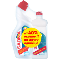 Набор чистящих средств Sarma Для сантехники 750 мл + Универсальный 500 мл