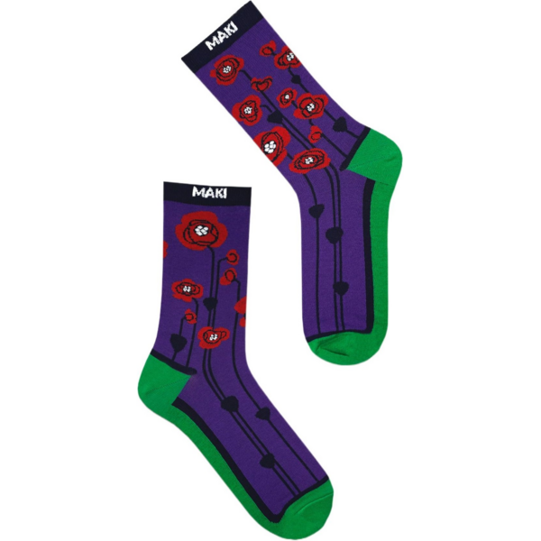 Носки женские Premier Socks Maki 36-40 1 пара фиолетовые