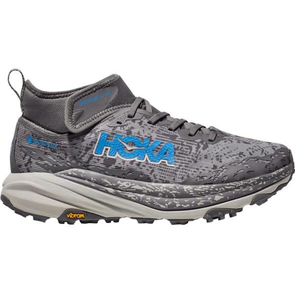 

Кроссовки мужские для бега Hoka 1155152-SLTG M SPEEDGOAT 6 MID GTX 46,5 (12 US) серые