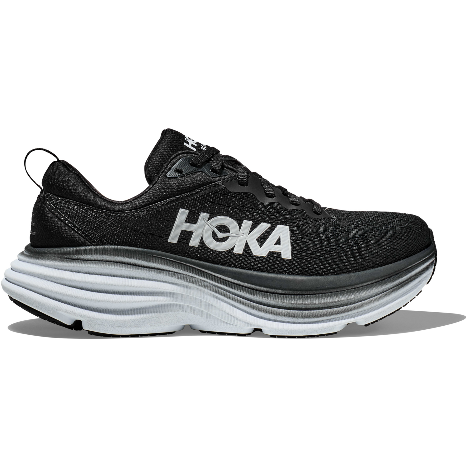 Кросівки чоловічі для бігу Hoka 1123202-BWHT M BONDI 8 41,5 (8 US) чорніфото