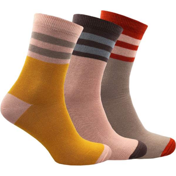 Набор носков женских Premier Socks 36-40 3 пары разноцветные (4820203355976)