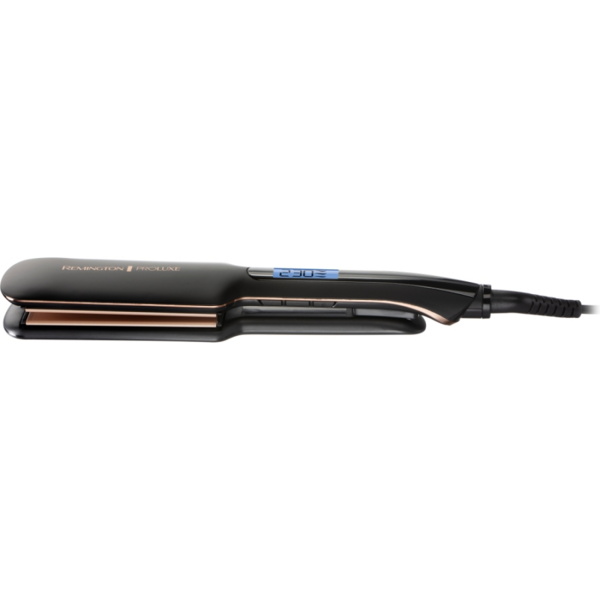 Акція на Выпрямитель Remington PROluxe Midnight Wide Plate Straightener S9150B від MOYO