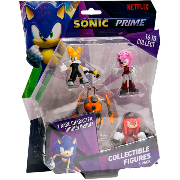

Набор игровых фигурок Sonic Prime Приключения Тэйзла (5 фигурок, 6,5 см), (SON2040A)