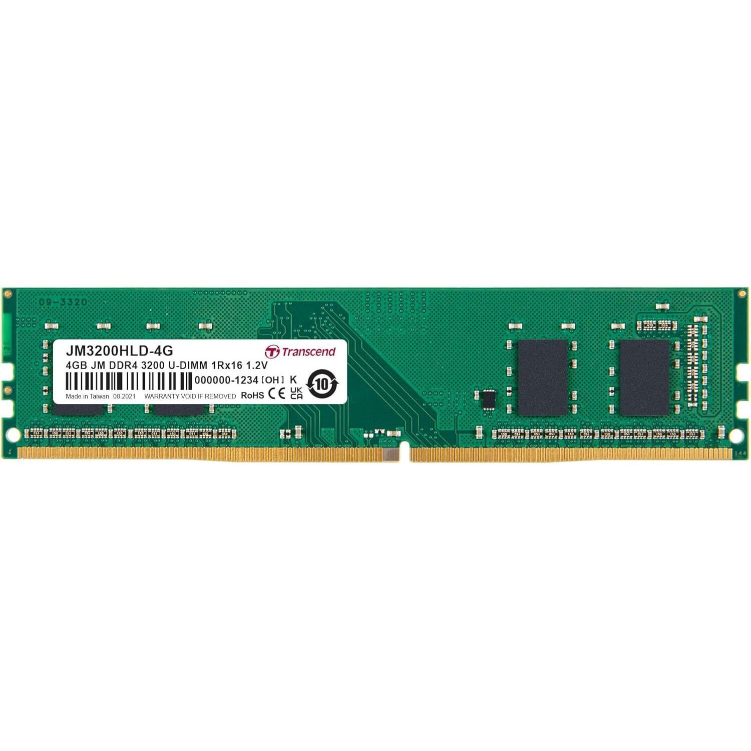 Память ПК Transcend DDR4 4GB 3200 фото1