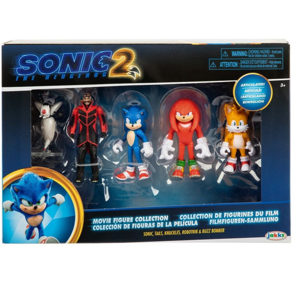 

Набор игровых фигурок Sonic The Hedgehog 2 Соник и Друзья (5 фигурок, 6 см), (412684)