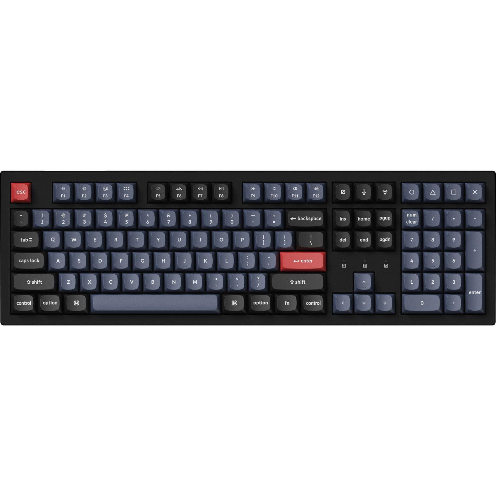 Клавиатура Keychron K10 PRO 108Key, K pro Banana, WL/BT/USB-A, Hot-Swap, QMK, EN/UKR, RGB, Black (K10P-H4-UA) фото 1