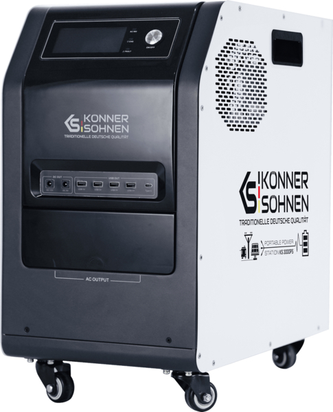 

Портативная электростанция Konner&Sohnen KS 3000PS, 3000Вт (KS3000PS)