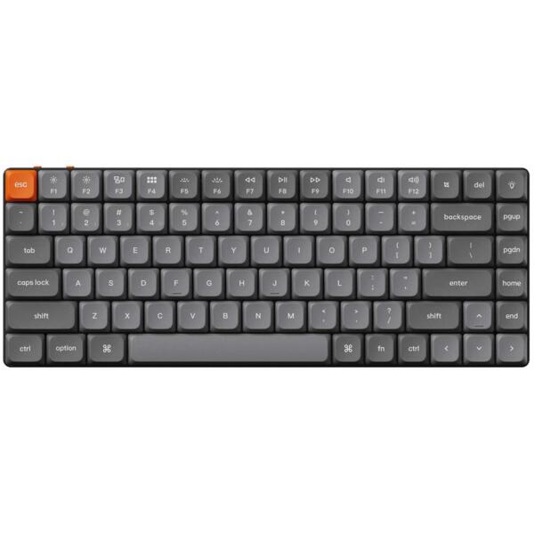 Акція на Клавиатура Keychron K3 Max 84Key, Gateron MX 2.0 Brown, WL/BT/USB-A, QMK, RGB, Black (K3M-B3-UA) від MOYO