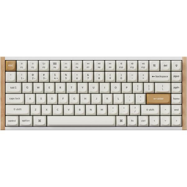 

Клавиатура Keychron K2HE Gateron Double-Rail Magnetic Nebula, WL/BT/USB-A, QMK, Hot-swap, RGB, Wood, White (K2H-Q1-UA)