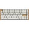 Клавиатура Keychron K2HE Gateron Double-Rail Magnetic Nebula, WL/BT/USB-A, QMK, Hot-swap, RGB, Wood, White (K2H-Q1-UA)