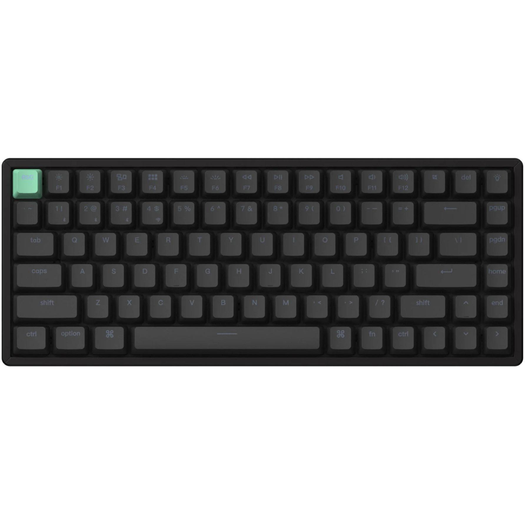 Клавиатура Keychron K2HE Gateron Double-Rail Magnetic Nebula, WL/BT/USB-A, QMK, Hot-swap, RGB, Black (K2H-J1-UA) фото 1