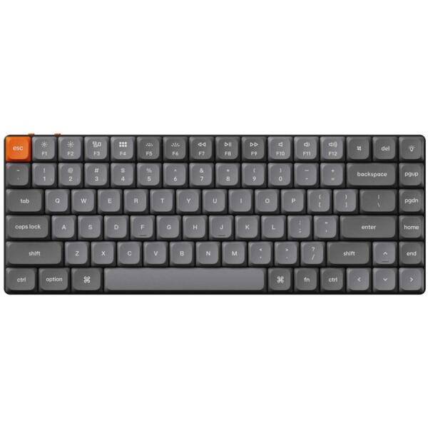 Акція на Клавиатура Keychron K3 Max 84Key, Gateron MX 2.0 Brown, WL/BT/USB-A, QMK, EN/UKR, White Led, Black (K3M-A3-UA) від MOYO