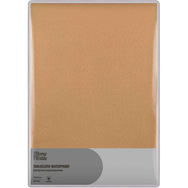 

Скатерть Ardesto Waterproof 120х140см, бежевый (ART07WB)