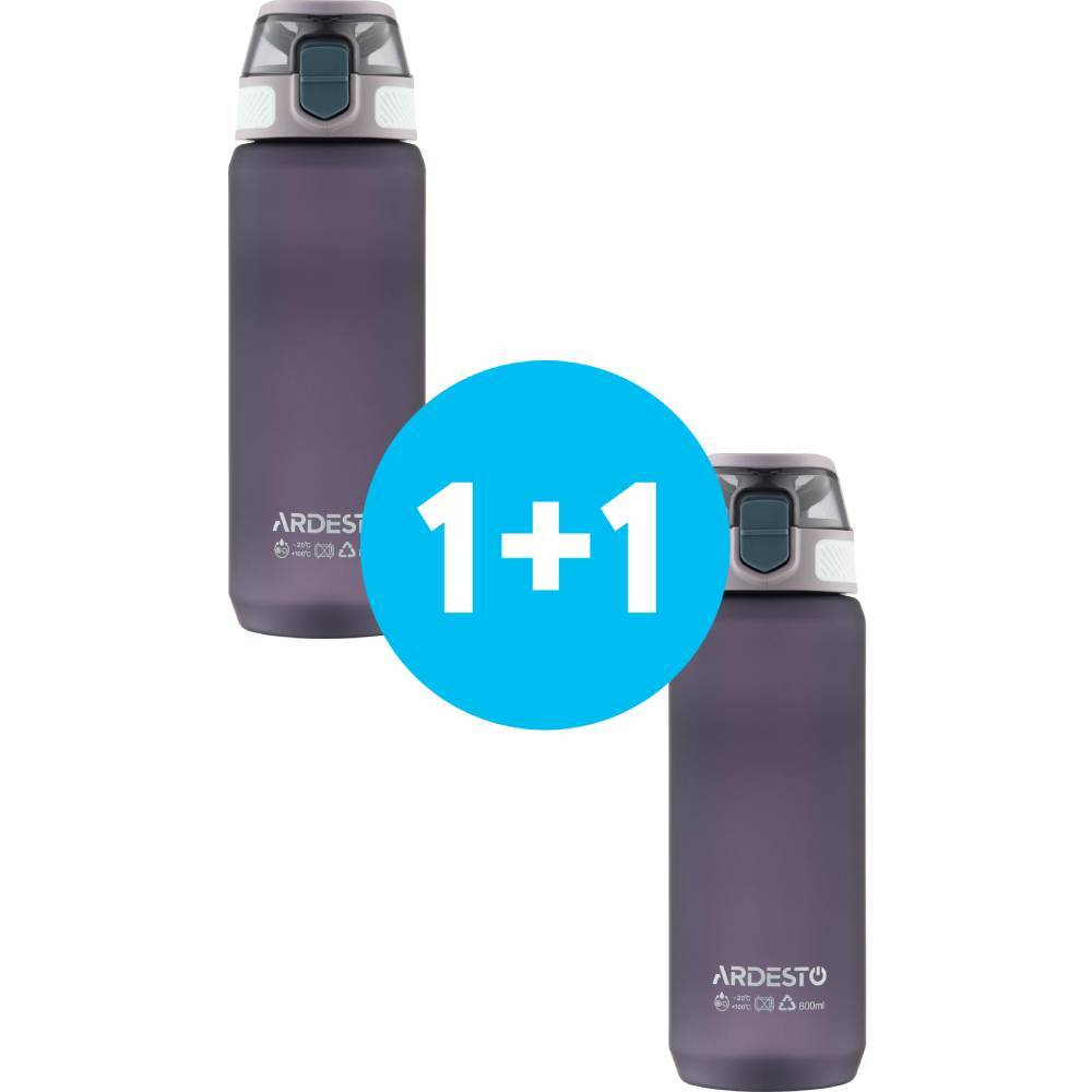 Бутылка для воды ARDESTO Matte 800мл, фиолетовый (AR2281MG) фото1