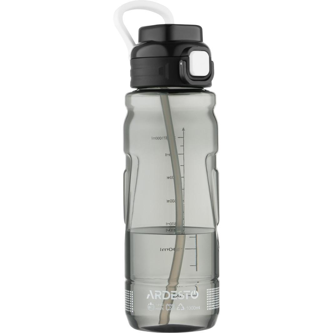 Пляшка для води ARDESTO Sport 1000мл, чорний (AR2210EG)фото1