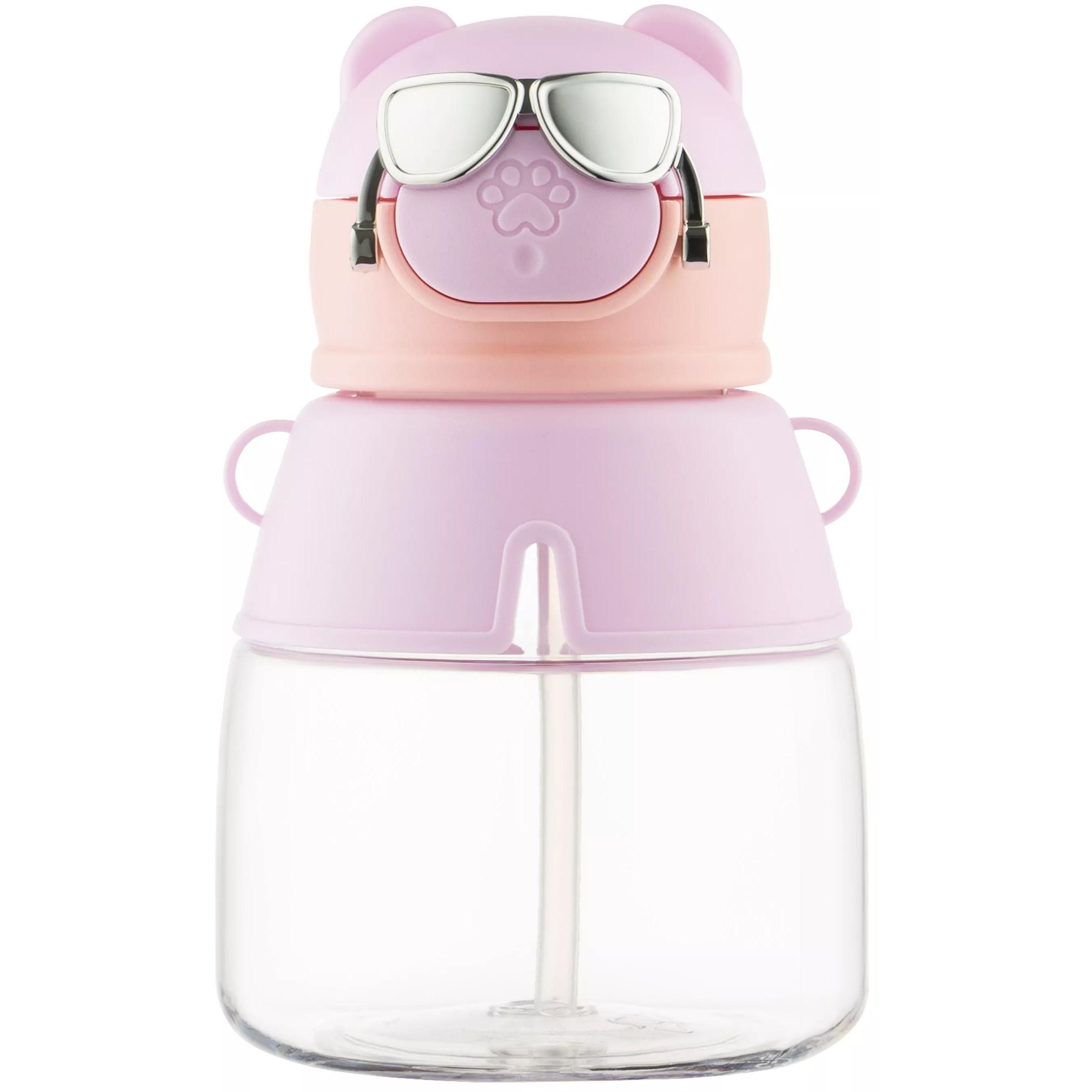 Пляшка для води Ardesto Space 550мл, рожевий (AR2255SP)фото1