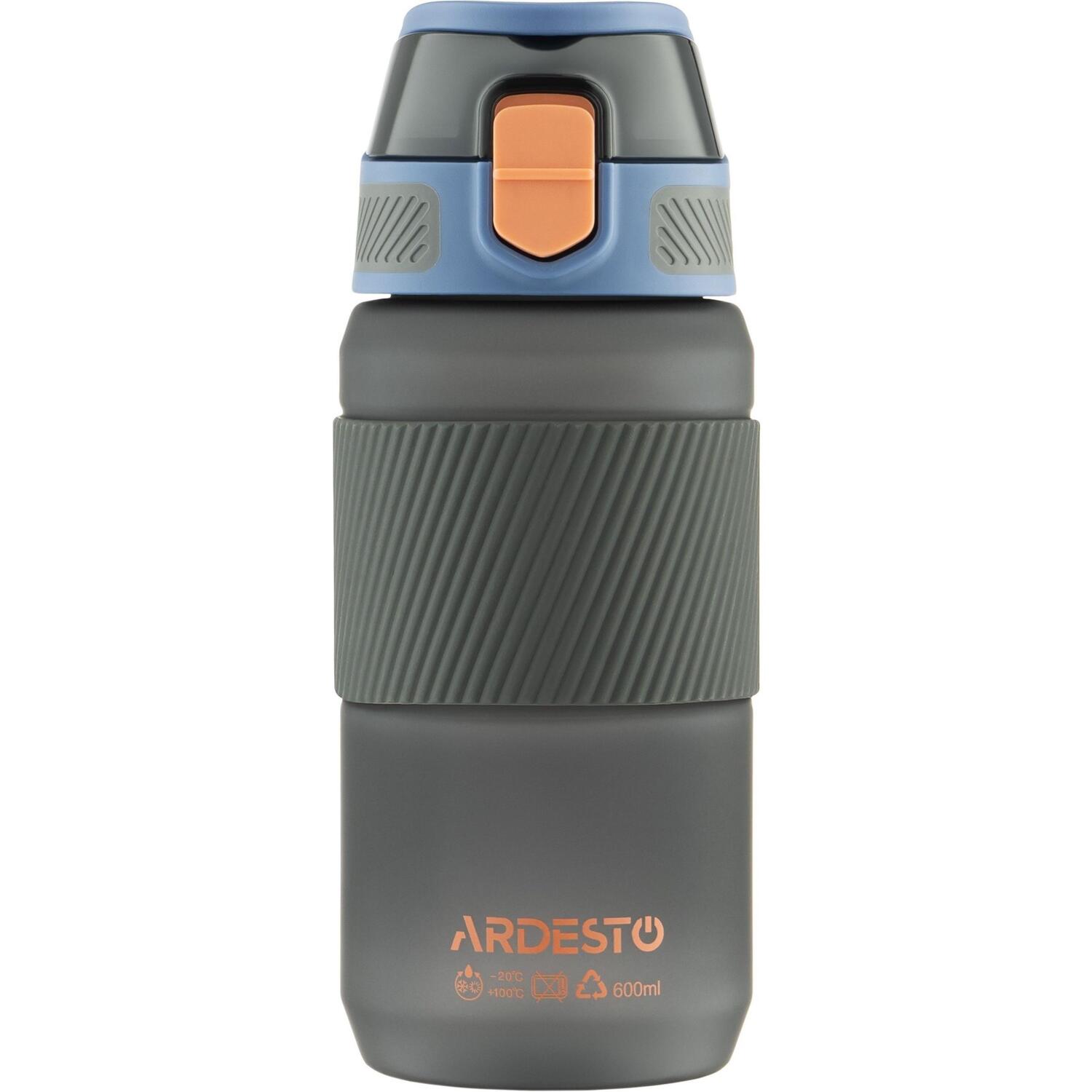 Пляшка для води ARDESTO Spring 600мл, чорний (AR2260SB)