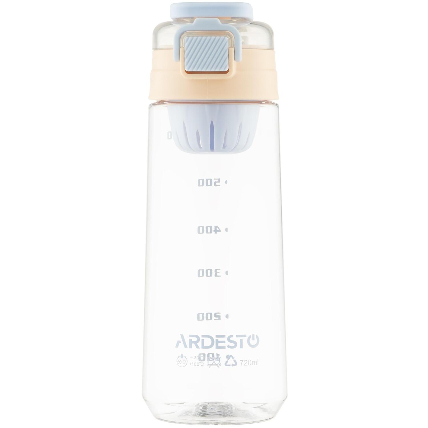 Бутылка для воды с отсеком для фруктов Ardesto Duo 720мл, розовый, фиолетовый (AR2272DO) фото