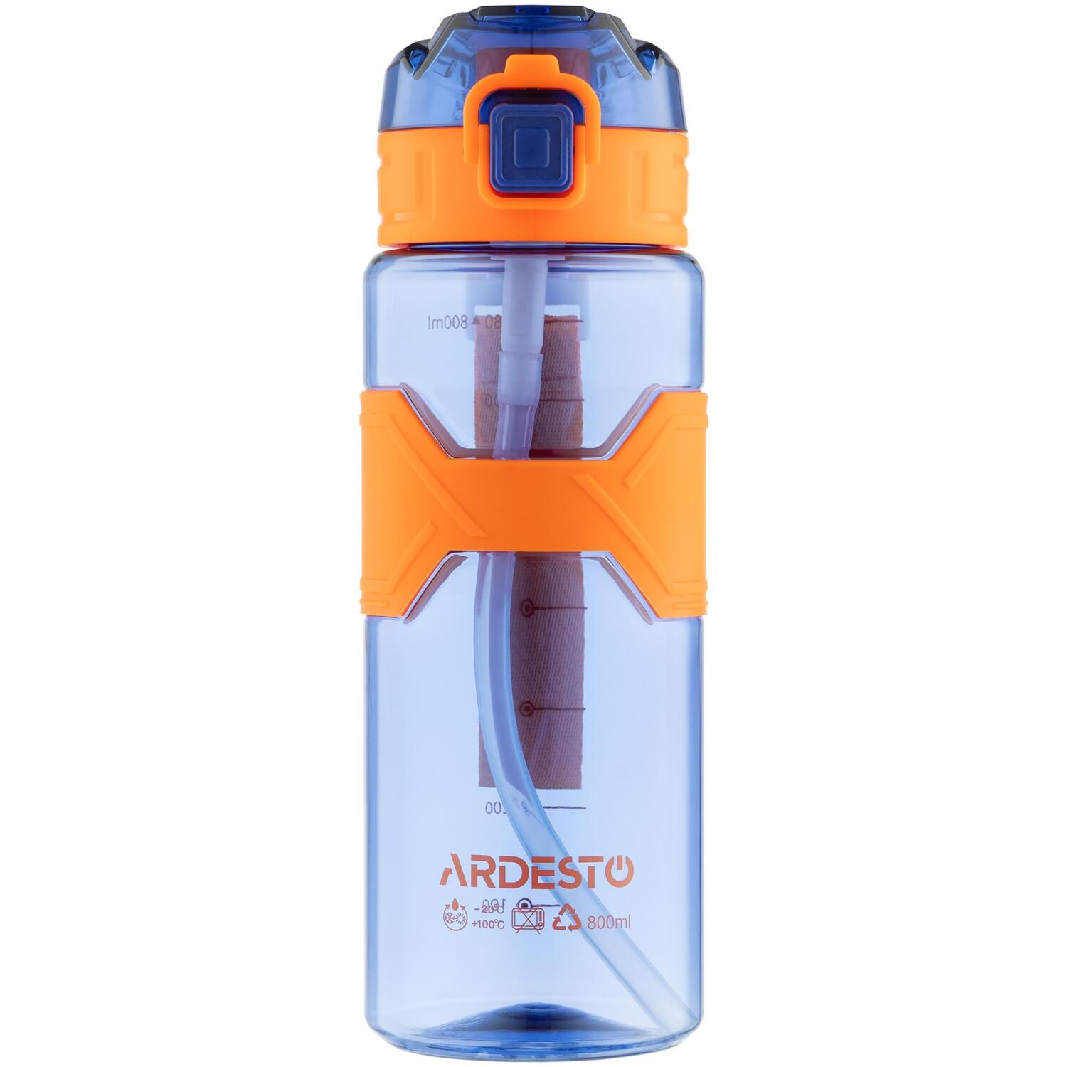 Пляшка для води ARDESTO Fitness 800мл, синій (AR2280ED)