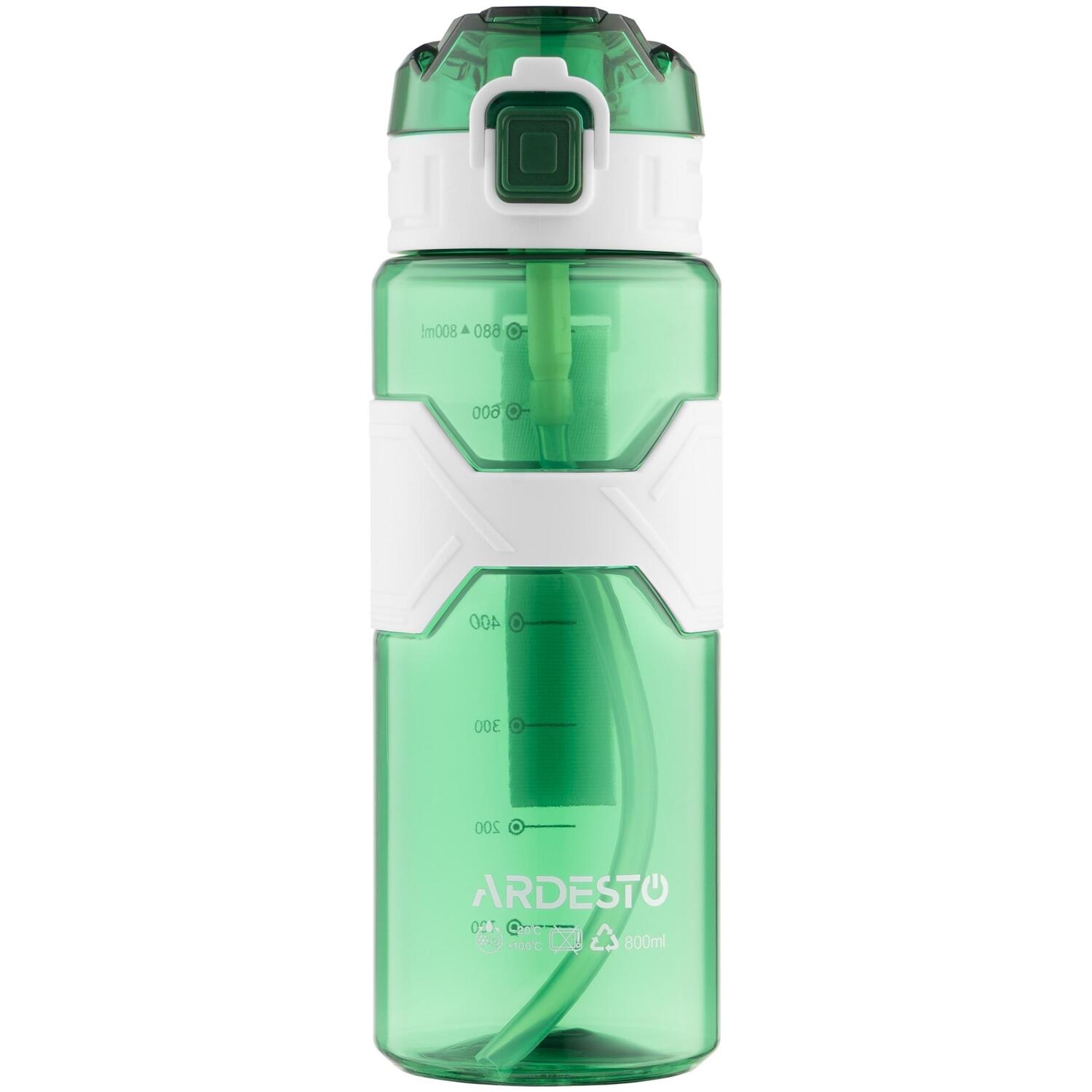 Бутылка для воды Ardesto Fitness 800мл, зеленый (AR2280EG) фото
