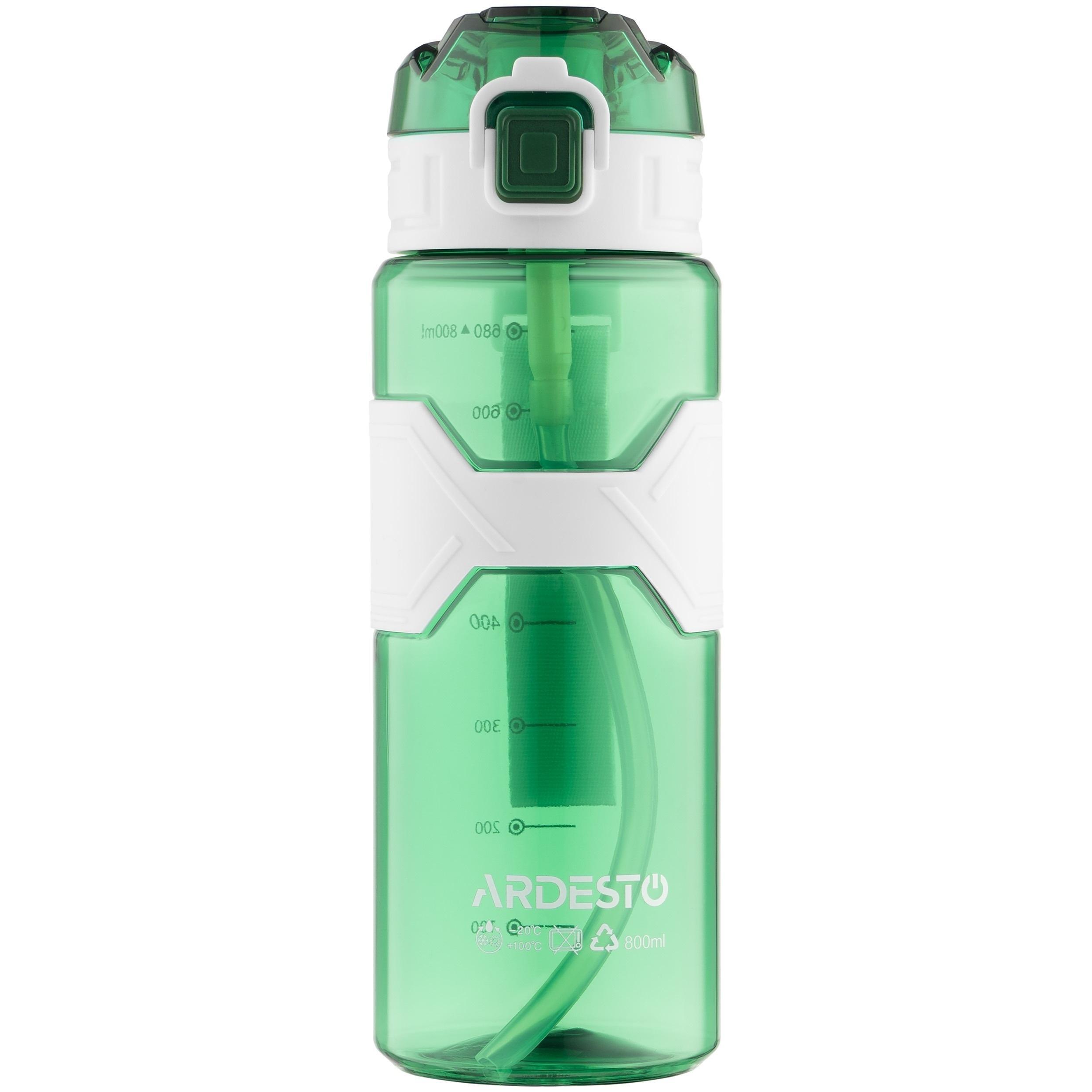 Бутылка для воды Ardesto Fitness 800мл, зеленый (AR2280EG) фото 1