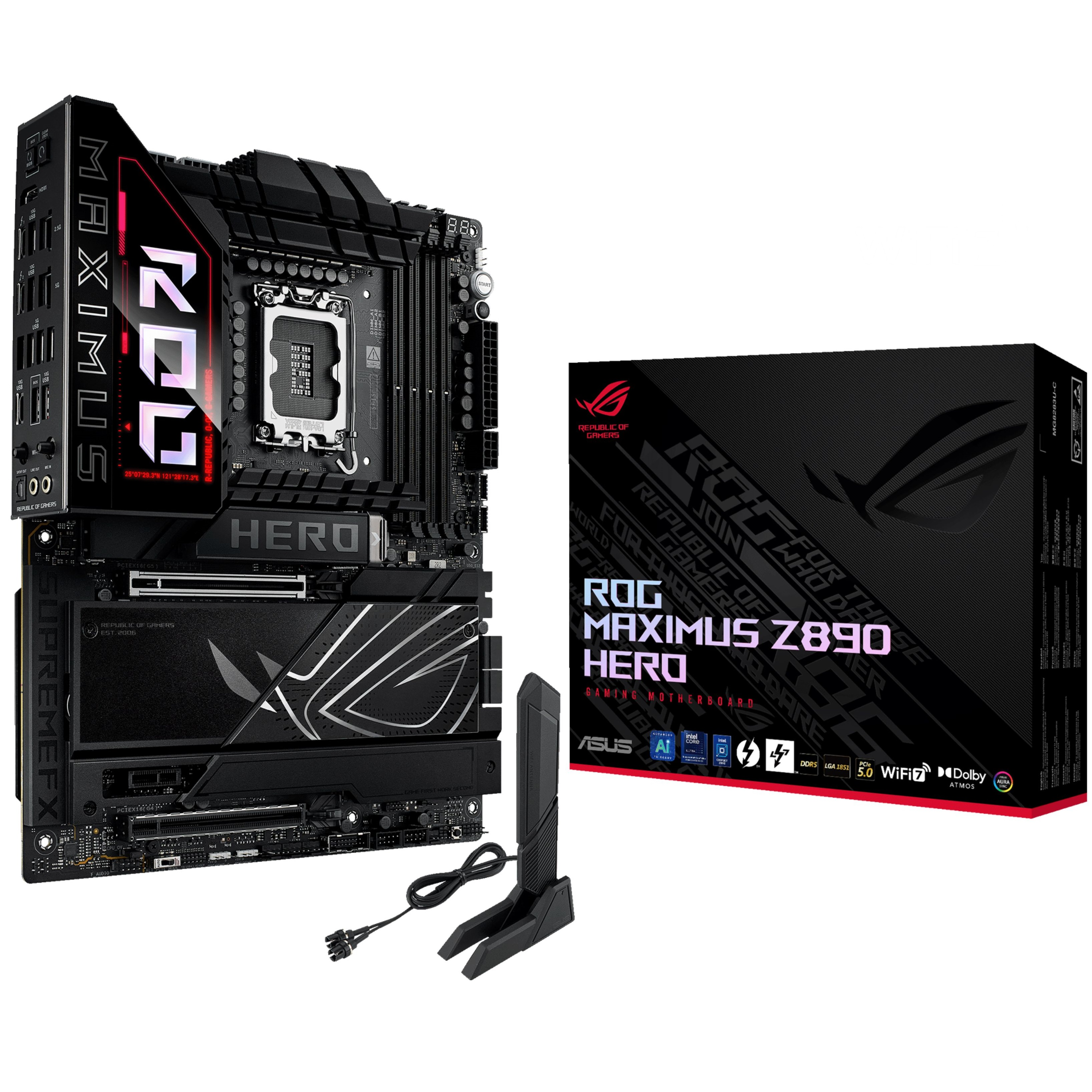 Материнcкая плата ASUS ROG MAXIMUS Z890 HERO (90MB1ID0-M0EAY0) фото 1