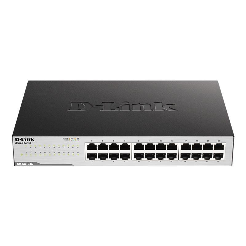 Комутатор D-Link GO-SW-24G 24xGE, Некерованийфото