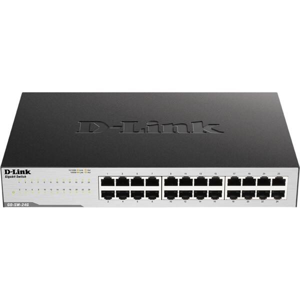 

Коммутатор D-Link GO-SW-24G 24xGE, Неуправляемый