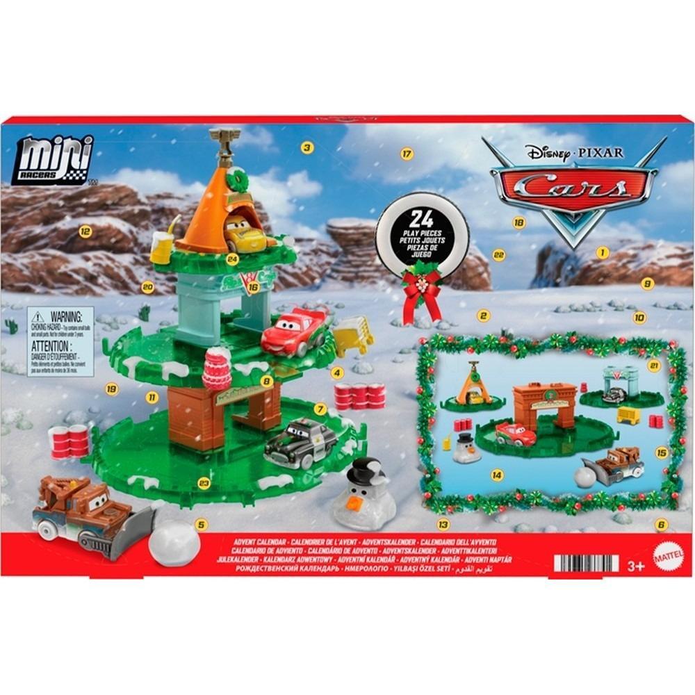 Адвент-календарь с минигонщиками Disney «Тачки» (HXT34) фото 1