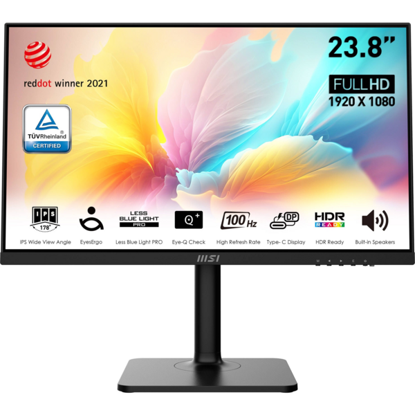 Акція на Монитор 23.8" MSI Modern MD2412P (9S6-3PA59H-060) від MOYO