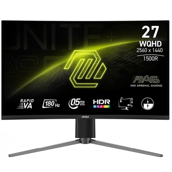 Акція на Монитор 27" MSI MAG 27CQ6PF Curved (9S6-3CD94M-012) від MOYO