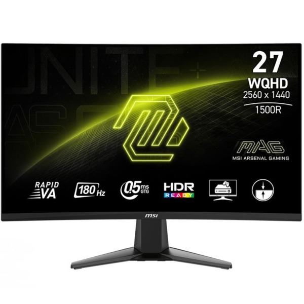 

Монитор 27" MSI MAG 27CQ6F Curved (9S6-3CD91M-027)