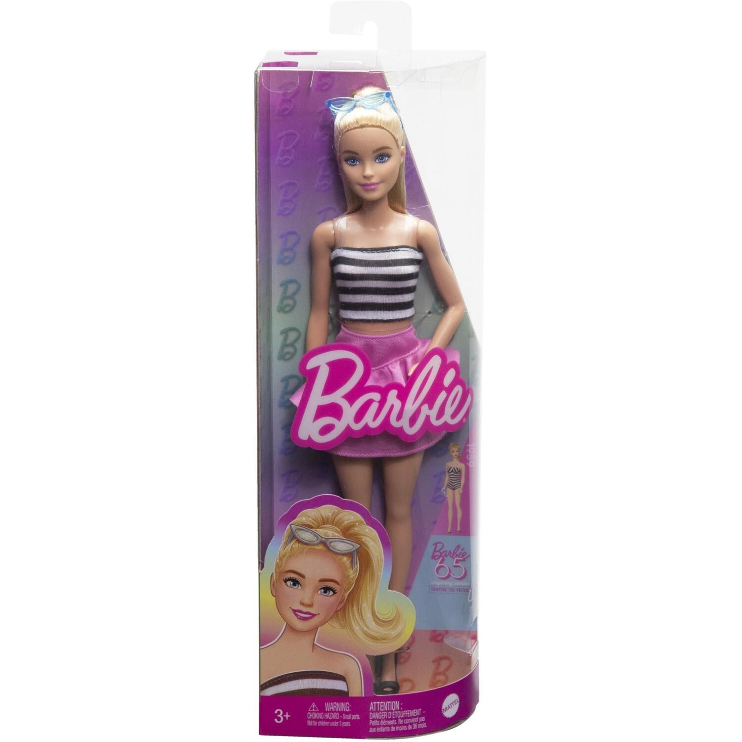 Лялька Barbie "Модниця" в рожевій спідниці з рюшами (HRH11)фото