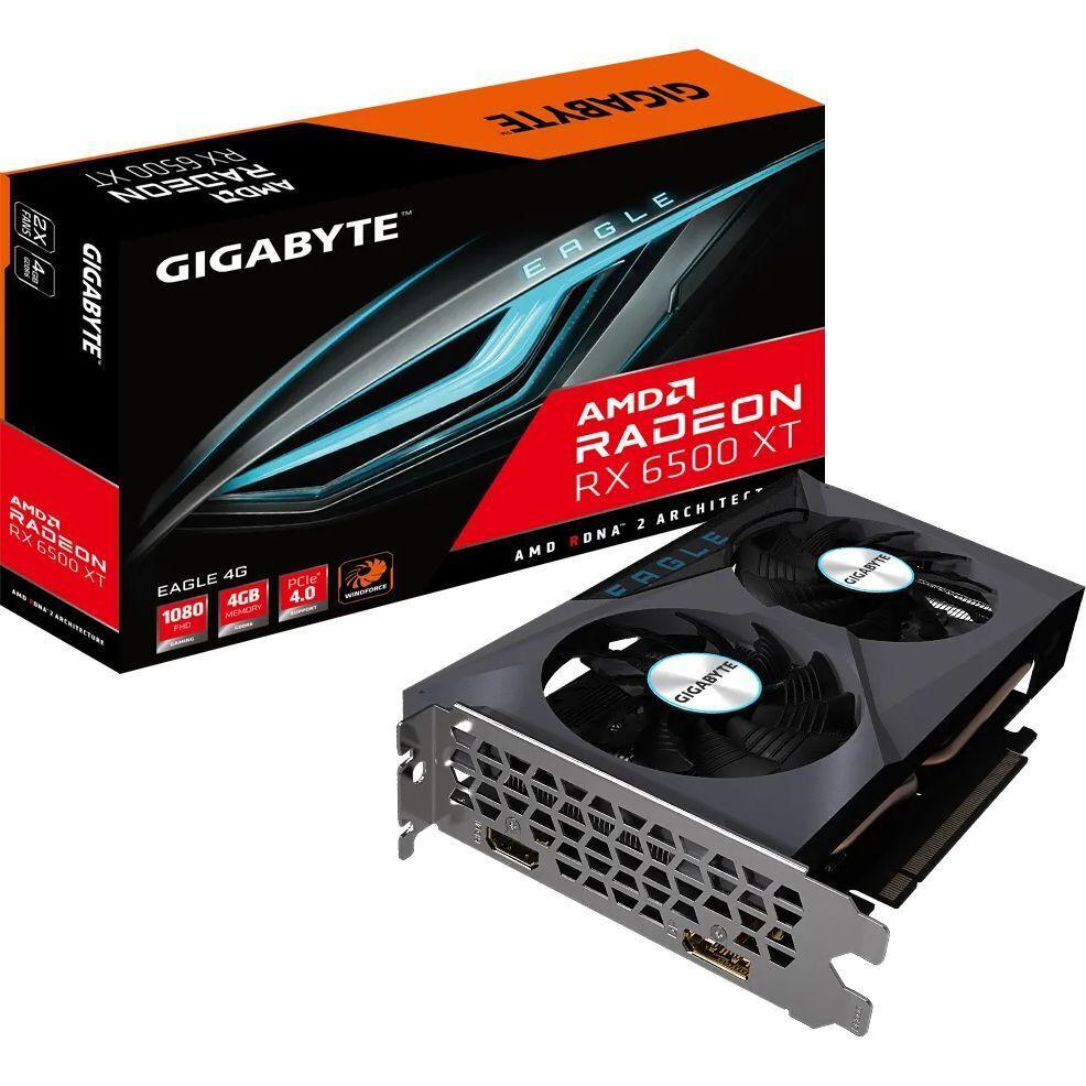 Видеокарта GIGABYTE Radeon RX 6500 XT 4GB GDDR6 EAGLE фото 