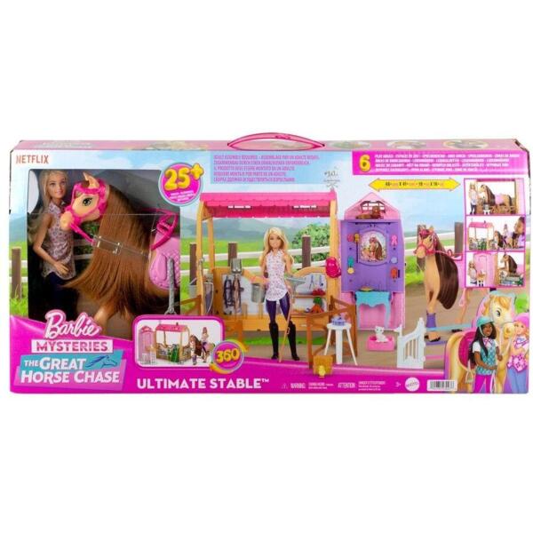 

Набор Barbie «Великолепная конюшня для лошадки» (HXJ44)