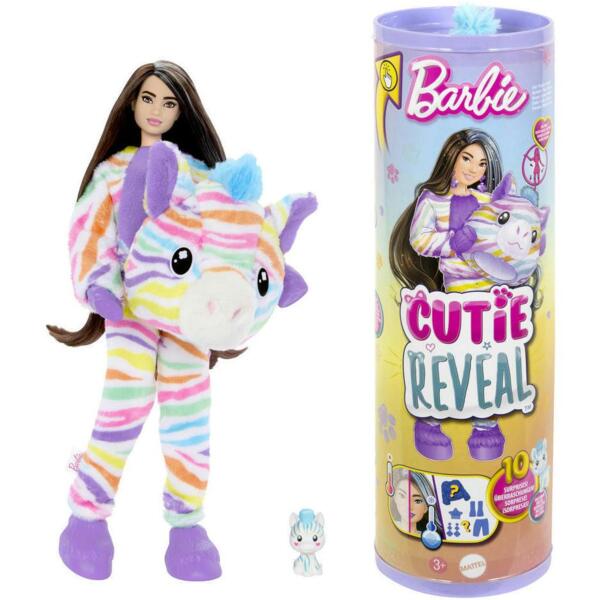 

Кукла Barbie «Cutie Reveal» серии «Цветные пушистики» - зебра (HRK39)