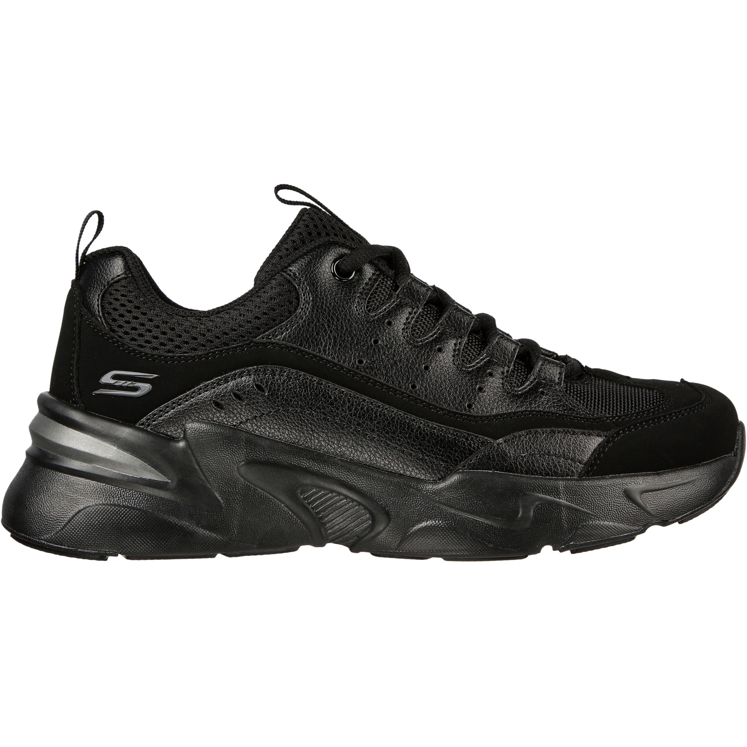 Кроссовки женские Skechers Star Strikez 117355 BBK 36.5 (6.5 US) черные фото 