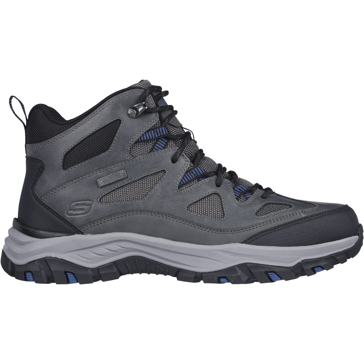 Ботинки мужские Skechers Relaxed Fit Rickter - Bodine 204911 GRY 43 (10 US) серые